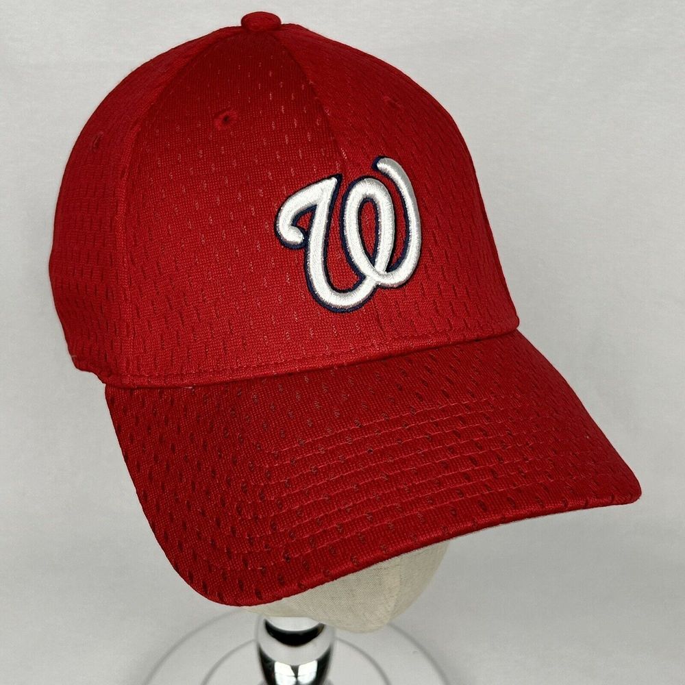 Washington Nationals OC Sports Pro A-Flex Q3 MLB‎ Baseball Cap Hat Red M/L